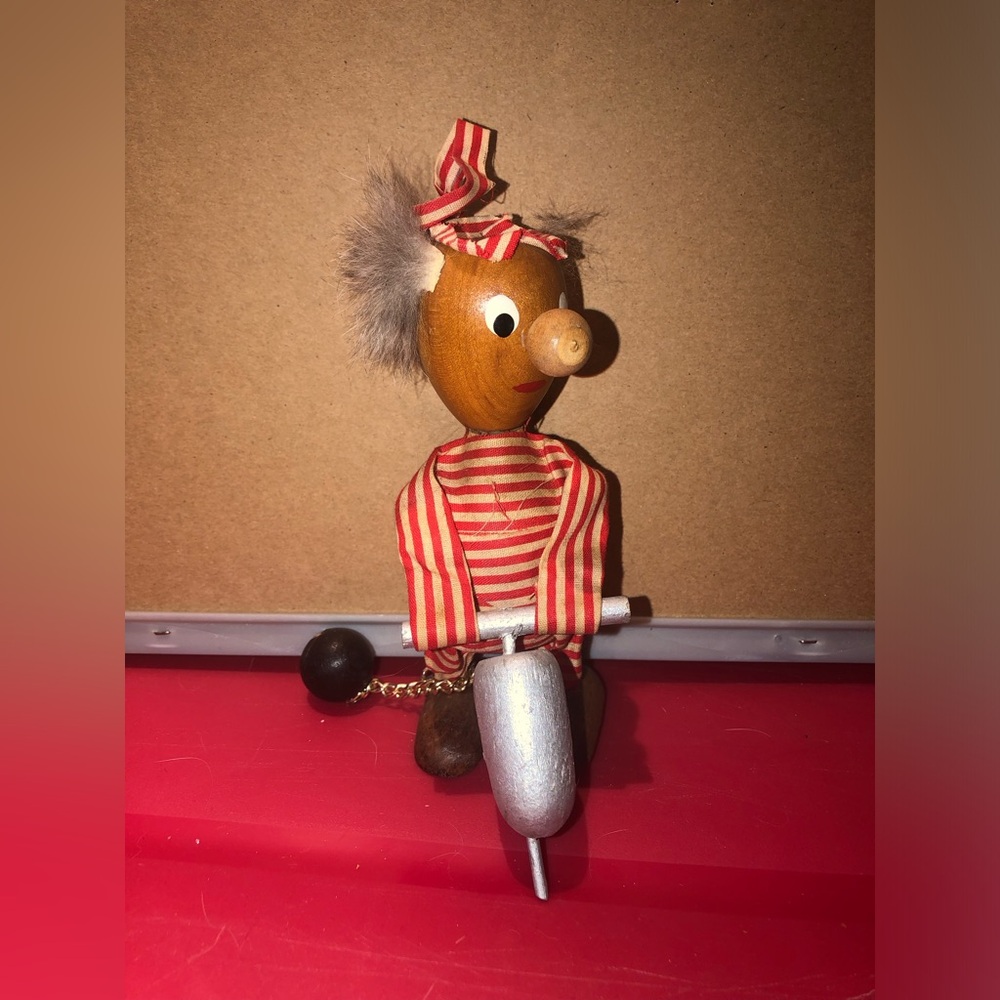 Vintage Danish Teak Wooden Figurine